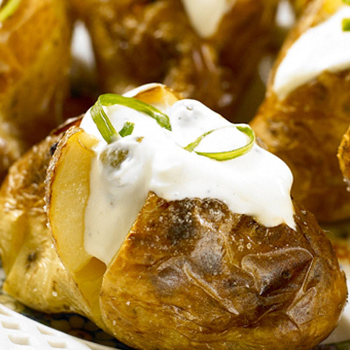 Sour Cream Caper Jackets Recipe