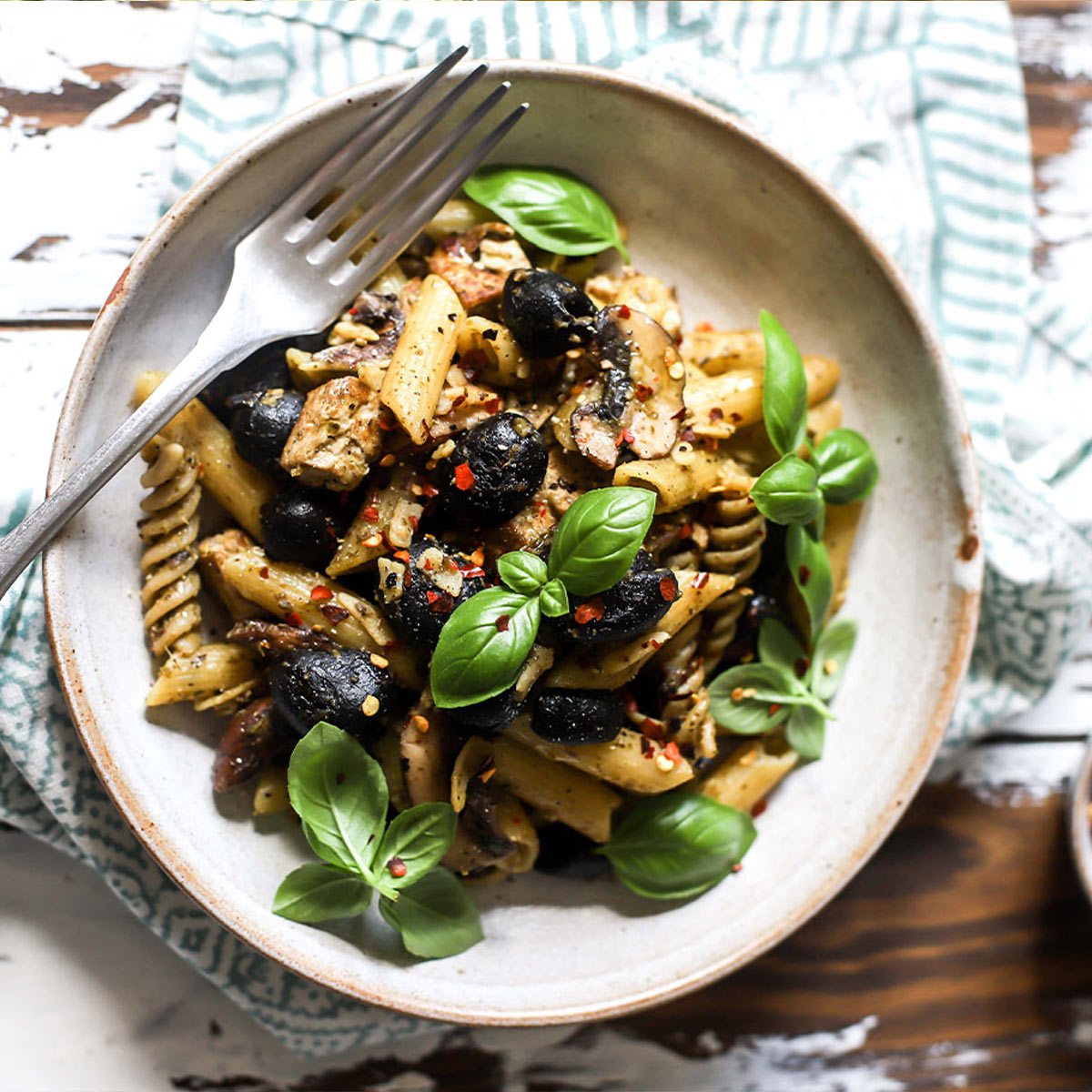 Super Veggie Pesto Pasta Recipe