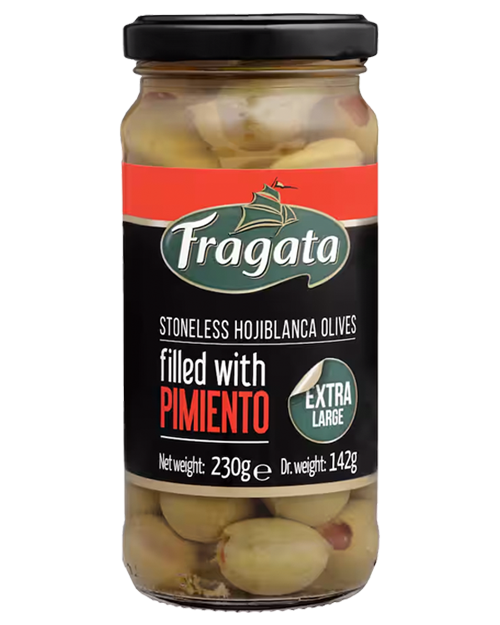 Pimiento Filled Hojiblanca Olives 230g & 450g