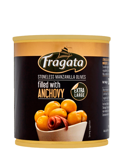Stoneless Manzanilla Olives Filled with Anchovy