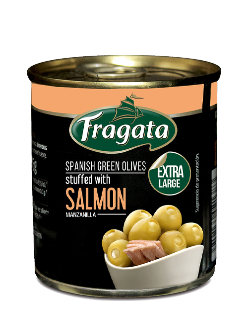 Stoneless Manzanilla Olives Filled with Salmon