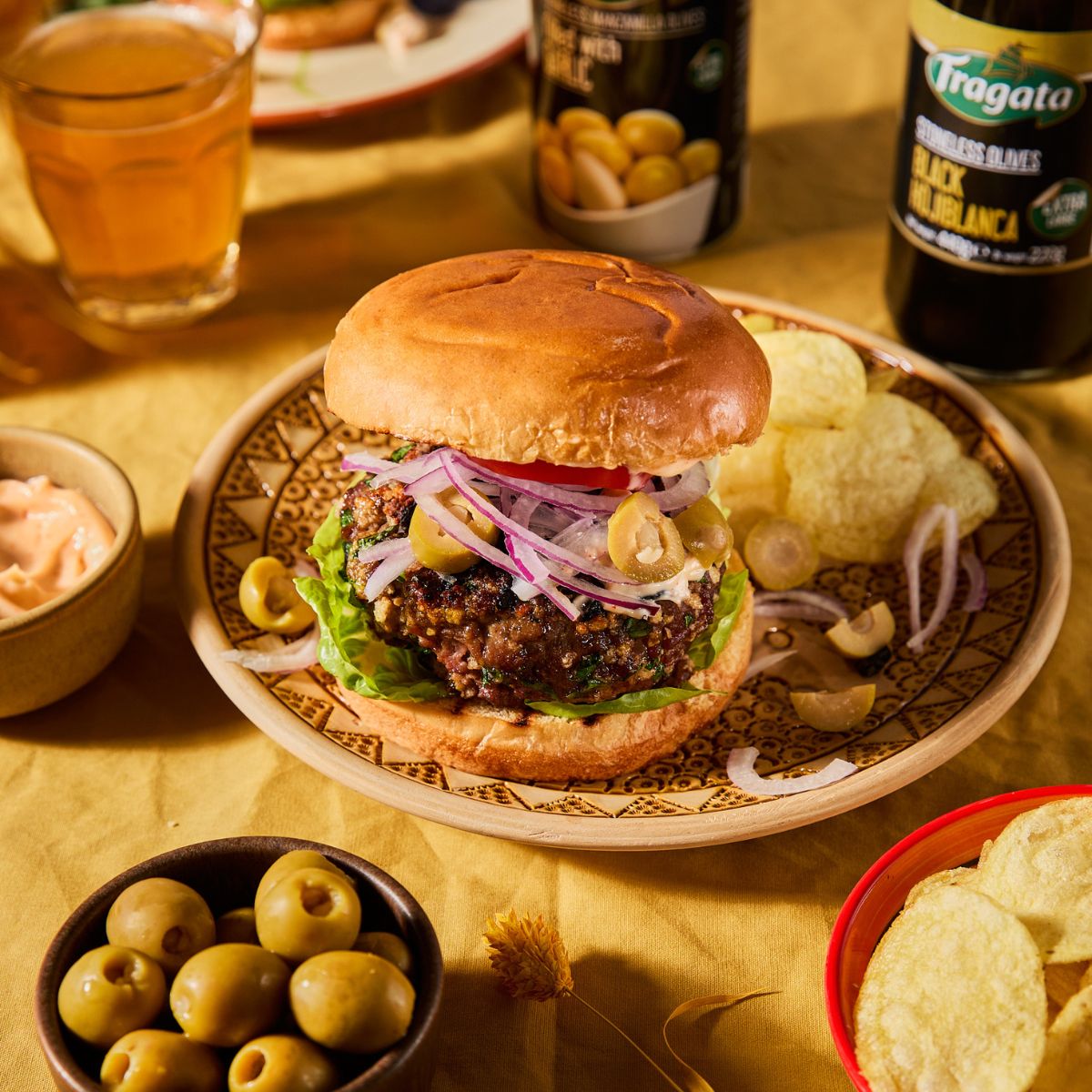 Olive Lovers' Burger