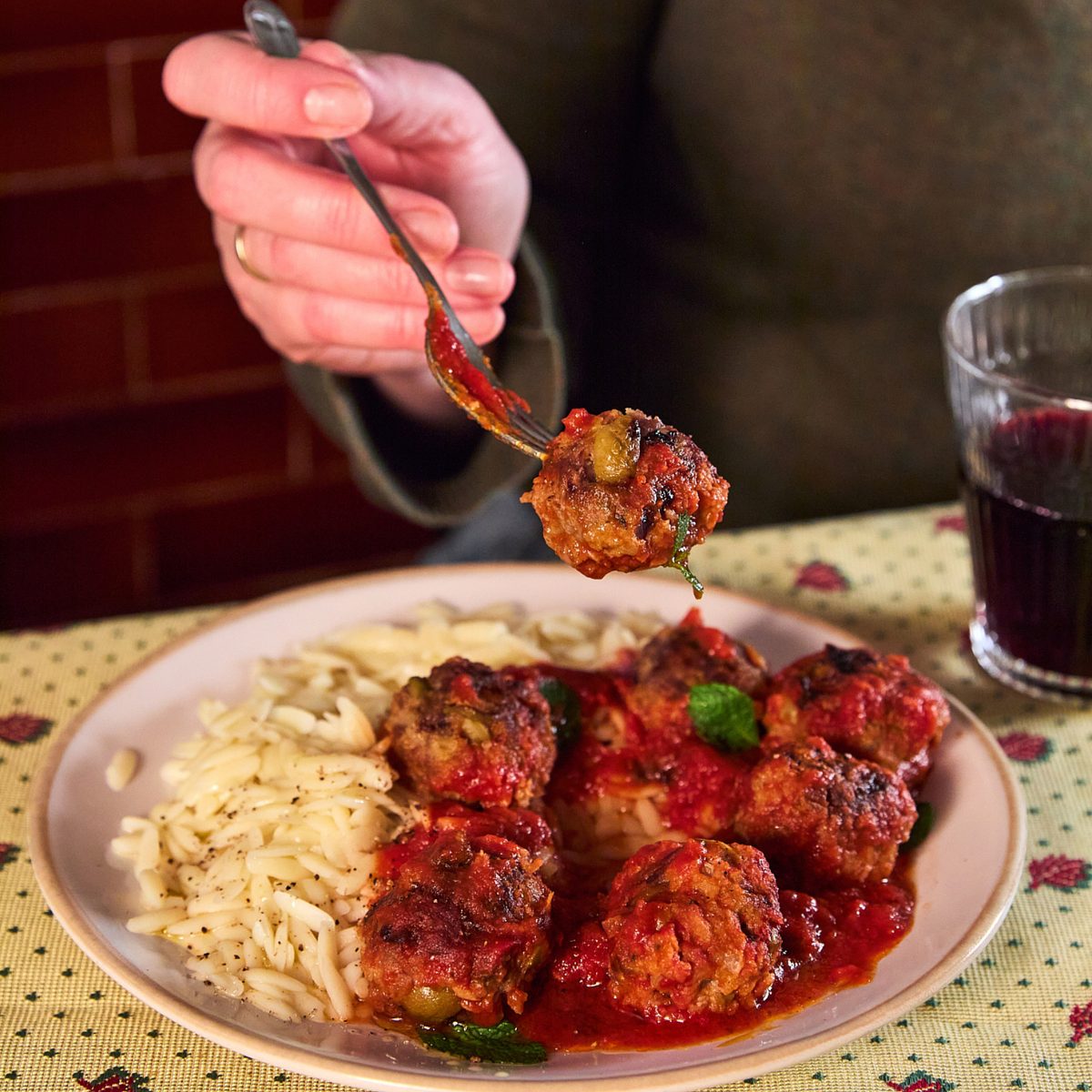 Olive and Lamb Meatballs